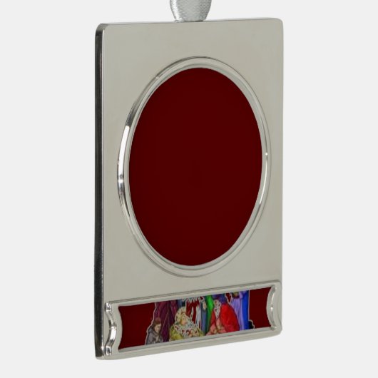 STERLVER CUSTOM ORNAMENT KEEPSAKE VERZILVERD BANNER ORNAMENT (Rechts)