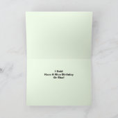 Stern Cougar Birthday Kaart (Binnen)