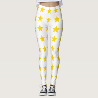 Stern Gold Gelb Leggings