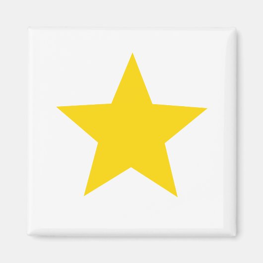 Stern Gold Gelb Magneet (Voorkant)