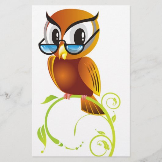 STERN OWL BRIEFPAPIER (Voorkant)