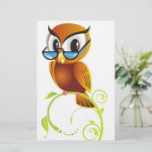 STERN OWL BRIEFPAPIER (Staand voorkant)