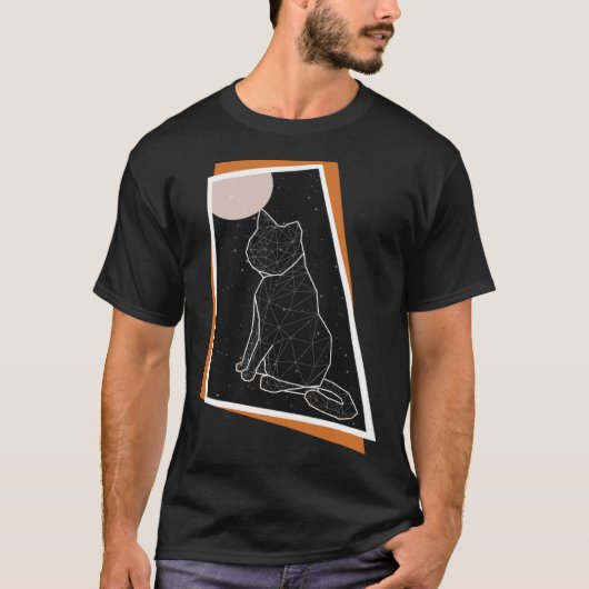 Sternbeeld Katten Constellatie Kat Moeder Kat   Ka T-shirt (Voorkant)