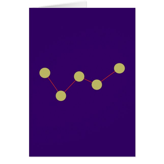 Sternbild Kassiopeia constellation (Voorkant)