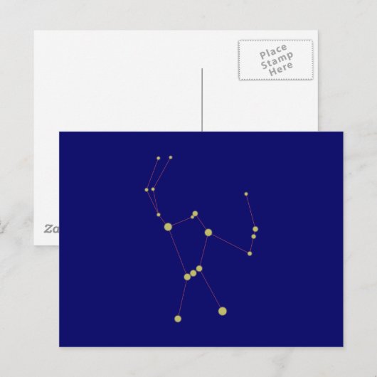 Sternbild Orion-constellatie Briefkaart (Voorkant / Achterkant)