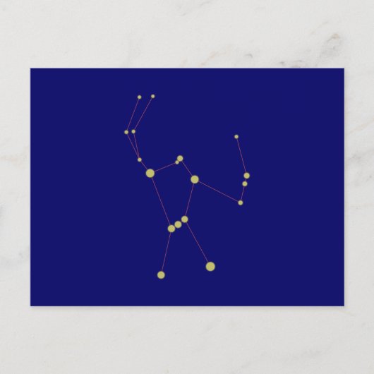 Sternbild Orion-constellatie Briefkaart (Voorkant)