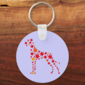 Sternchen Dogge Sleutelhanger (Voorkant)