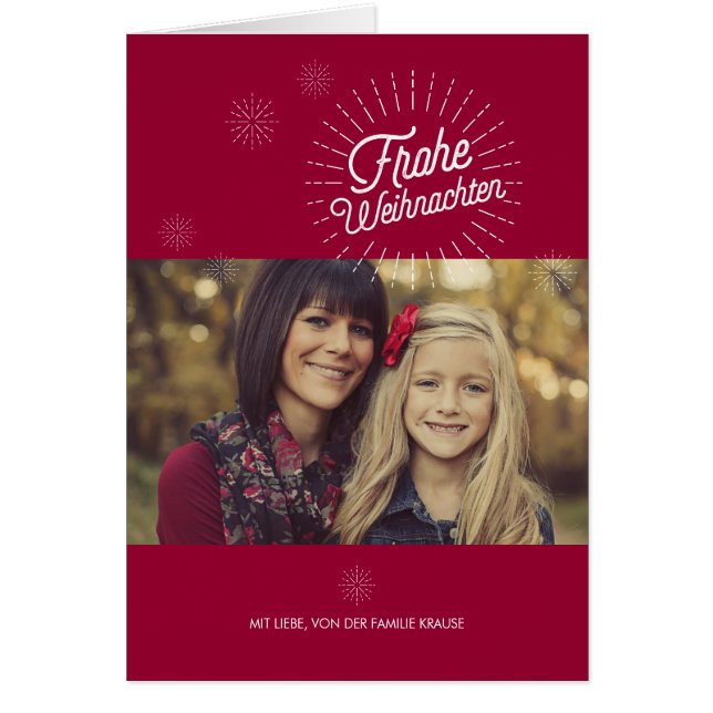 Sterne-Feiertags-Gruß (Voorkant)