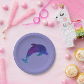 Sterne Galaxis Delphin Stars Galaxy Dolphin Papieren Bordje (Feest)