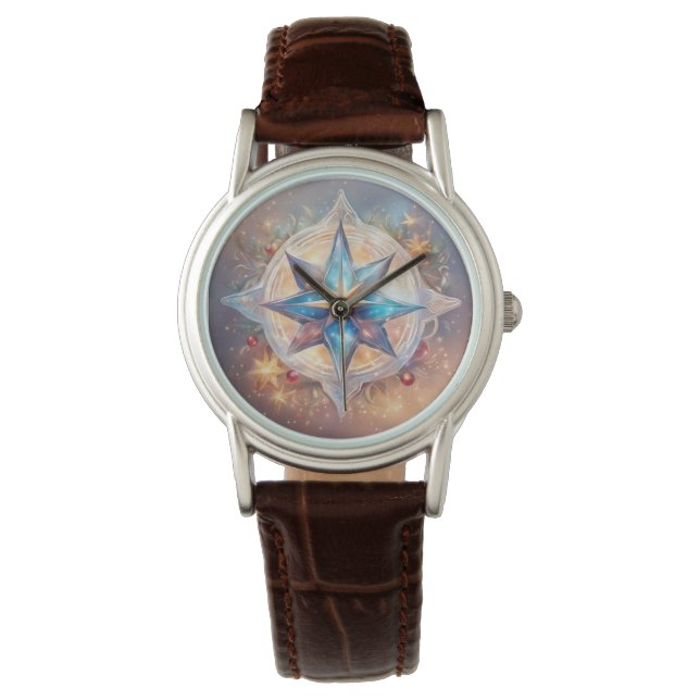  Sternen wasserfarben pastell Gemälde Horloge (Voorkant)