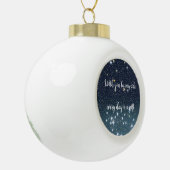 Sternenhimmel Keramische Bal Ornament (Links)