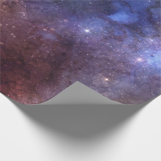 Sternenhimmel/ Universum Muster Geschenkpapier Cadeaupapier (Hoek)