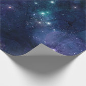 Sternenhimmel/ Universum Muster Geschenkpapier Cadeaupapier (Hoek)