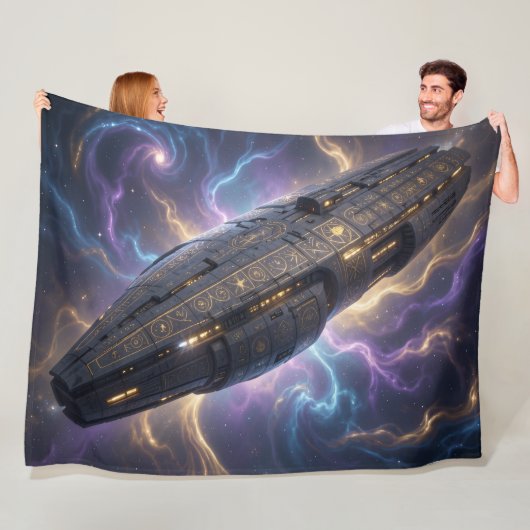 Sternenpfad – Reise durch das Universum´11 Fleece Deken (In situ)