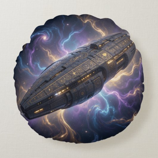 Sternenpfad – Reise durch das Universum´11 Rond Kussen (Voorkant)