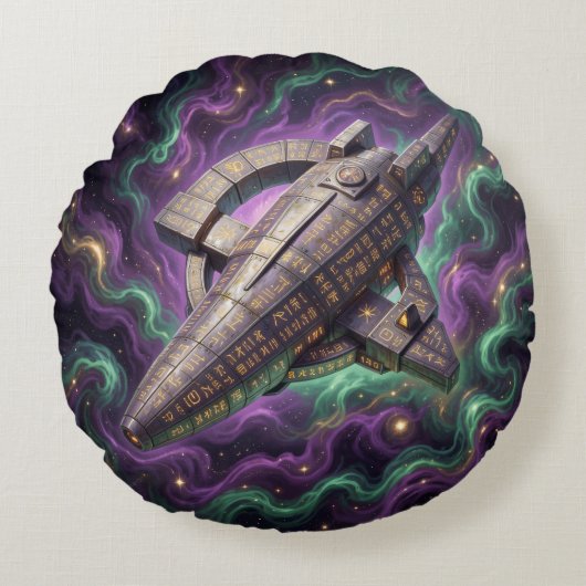 Sternenpfad – Reise durch das Universum´12 Rond Kussen (Voorkant)