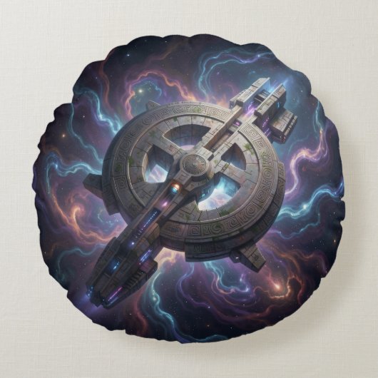 Sternenpfad – Reise durch das Universum´14 Rond Kussen (Voorkant)