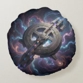 Sternenpfad – Reise durch das Universum´14 Rond Kussen (Achterkant)