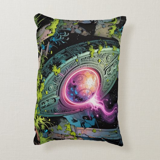 Sternenpfad – Reise durch das Universum´1 Accent Kussen (Achterkant (Verticaal))