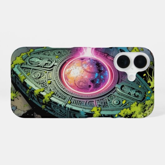 Sternenpfad – Reise durch das Universum´1 iPhone 16 Hoesje (Achterkant horizontaal)