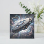 Sternenpfad – Reise durch das Universum´8 Feestdagenkaart (Staand voorkant)