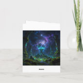 Sternenpfad – Reise durch das Universum Feestdagen Kaart (Achterkant)