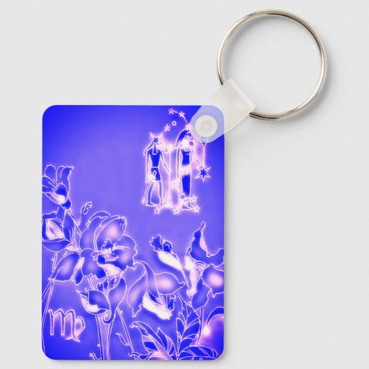 Sternzeichen Jungfrau Sleutelhanger (Achterkant)