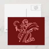 Sternzeichen Jungfrau zodiac-teken Virgo Briefkaart (Voorkant / Achterkant)
