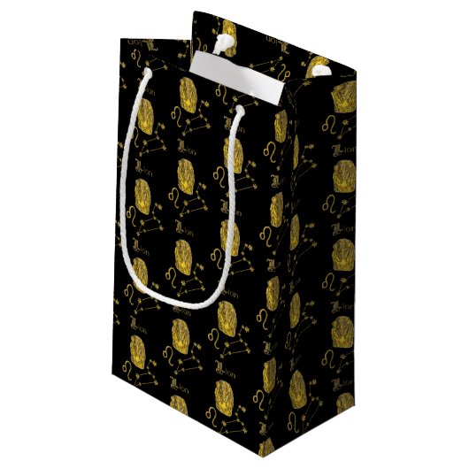 Sternzeichen Löwe - Klein Cadeauzakje (Achterkant Gekanteld)