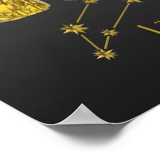 Sternzeichen Löwe - Poster (Hoek)