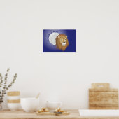 Sternzeichen - Löwe Poster (Keuken)