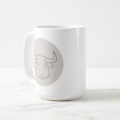 Sternzeichen Stier Koffiemok (Voorkant links)