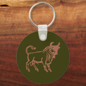 Sternzeichen Stier zodiac sign Taurus Sleutelhanger (Voorkant)