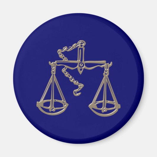 Sternzeichen Waage zodiac sign Libra Magneet (Voorkant)