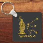 Sternzeichen Wassermann -  Sleutelhanger (Voorkant)