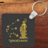 Sternzeichen Wassermann -  Sleutelhanger (Achterkant)