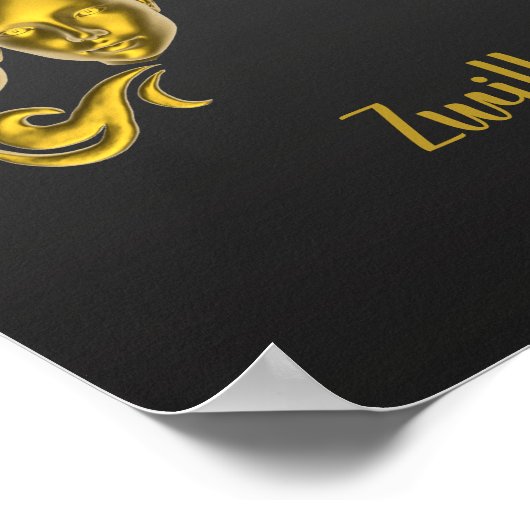 Sternzeichen Zwillinge -  Poster (Hoek)