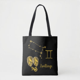 Sternzeichen Zwillinge - Tote Bag