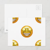 sterogen emoji briefkaart (Voorkant / Achterkant)