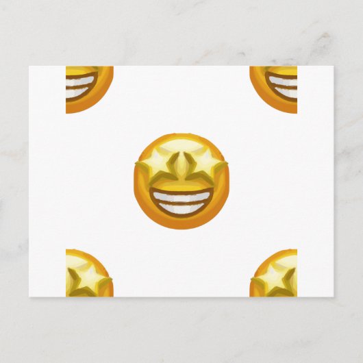 sterogen emoji briefkaart (Voorkant)