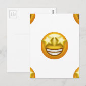 sterogen emoji briefkaart (Voorkant / Achterkant)
