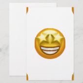 sterogen emoji briefpapier (Voorkant / Achterkant)