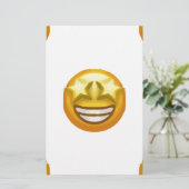 sterogen emoji briefpapier (Staand voorkant)