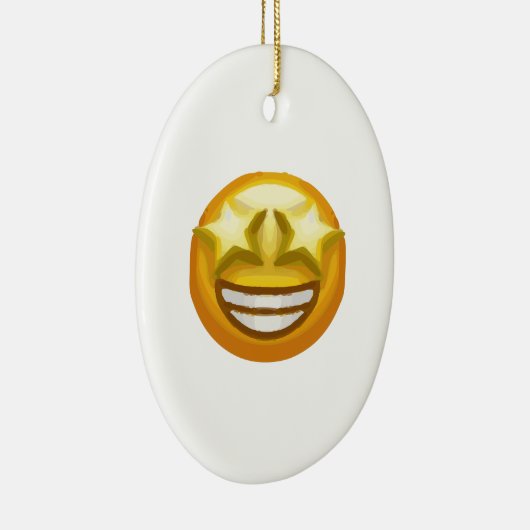 sterogen emoji keramisch ornament (Rechts)