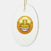 sterogen emoji keramisch ornament (Links)
