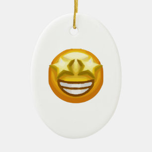 sterogen emoji keramisch ornament
