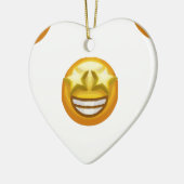 sterogen emoji keramisch ornament (Links)