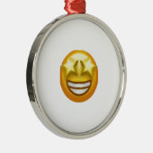 sterogen emoji metalen ornament (Rechts)