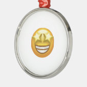 sterogen emoji metalen ornament (Links)