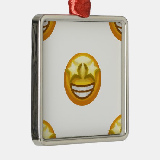 sterogen emoji metalen ornament (Rechts)
